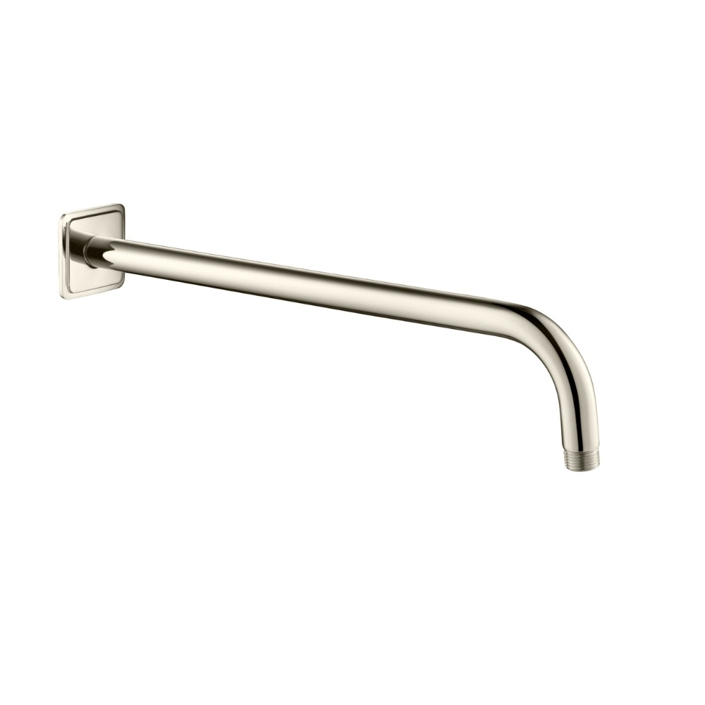 JTP Grosvenor Cross Nickel 400mm Shower Arm Cut Out